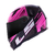 Capacete LS2 FF358 Ultra Preto/Rosa + Viseira Camaleão - comprar online