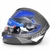 Capacete Shark D-Skwal 2 Hallder Cinza/Azul Fosco ABA