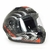 Capacete LS2 FF805 Thunder C Sputnik Metal/Vermelho