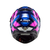 Capacete LS2 FF320 Loop Preto / Rosa Fluorescente