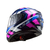 Capacete LS2 FF320 Loop Preto / Rosa Fluorescente