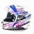 Capacete Shark D-Skwal 2 Shigan Branco/Rosa WKV