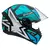 Capacete Peels Spike 2 1ST Preto/Verde Água - Moto Raja – O Melhor Moto Point de BH!