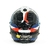 Capacete LS2 Explorer 100% Carbono MX 701 Frontier Carbon Preto/Azul 3x1