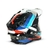 Capacete LS2 Explorer 100% Carbono MX 701 Frontier Carbon Preto/Azul 3x1