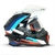 Capacete LS2 Explorer 100% Carbono MX 701 Frontier Carbon Preto/Azul 3x1