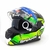 Capacete Shark D-Skwal 2 Penxa Preto/Verde KGY