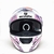 Capacete Shark D-Skwal 2 Shigan Branco/Rosa WKV