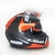 Capacete LS2 FF320 c/ Viseira Solar Edge Preto / Vermelho / Cinza Fosco