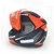 Capacete LS2 FF320 c/ Viseira Solar Edge Preto / Vermelho / Cinza Fosco