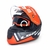 Capacete LS2 FF320 c/ Viseira Solar Edge Preto / Vermelho / Cinza Fosco