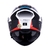 Capacete LS2 FF800 com Viseira Solar Racer Azul/Vermelho