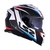 Capacete LS2 FF800 com Viseira Solar Racer Azul/Vermelho