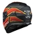 Capacete LS2 FF800 Foggy Preto Fosco/Vermelho