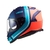 Capacete LS2 FF800 com Viseira Solar Slant Azul/Laranja Fosco