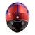 Capacete LS2 FF800 com Viseira Solar Slant Azul/Vermelho