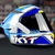 Capacete KYT TT Course Grand Prix Branco/Azul
