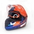 Capacete LS2 FF320 c/ Viseira Solar Ixel Azul / Laranja