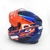 Capacete LS2 FF320 c/ Viseira Solar Ixel Azul / Laranja