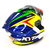 Capacete KYT NF-R Dalla Porta Réplica Original Vermelho/Azul/Amarelo