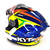 Capacete KYT NF-R Dalla Porta Réplica Original Vermelho/Azul/Amarelo