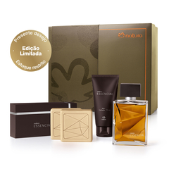 Essencial Masculino Clássico 100ml - Presente Completo com Perfume, Desodorante e Sabonetes da Natura