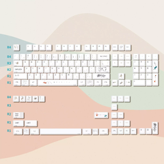 Set de 136 keycaps Simple Curve Japones - Perfil Cherry - LatamKeys