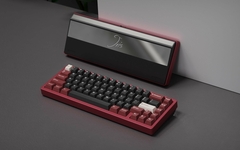 Kit Teclado Jris65 Maroon Black