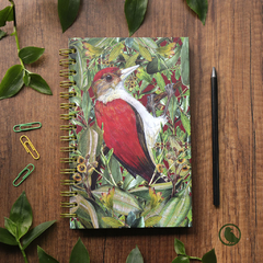 Cuaderno anillado pájaro Carpintero