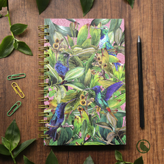 Cuaderno argollado de Colibríes