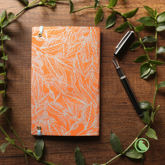 Cuaderno Cuerina Abarco Naranja en internet