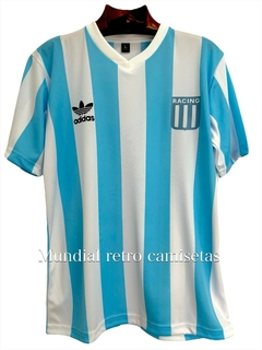 Camiseta Racing 1983 1985 MUNDIAL RETRO CAMISETAS