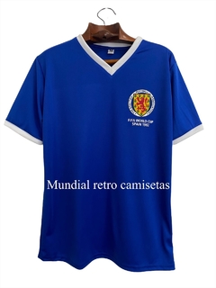 Camiseta Escocia mundial 1982