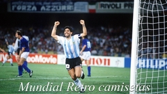 Short Argentina 1990 negro - MUNDIAL RETRO CAMISETAS