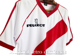 camiseta futbol river plate peugeot retro