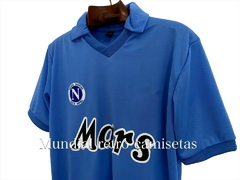 Camiseta celeste Napoli MARS CAMPEON UEFA 1989 - MUNDIAL RETRO CAMISETAS