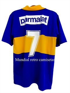Camiseta Boca PARMALAT HOMEJAJE Campeones 1992 - MUNDIAL RETRO CAMISETAS