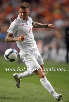 Camiseta Inglaterra Beckham mundial 2010 - MUNDIAL RETRO CAMISETAS