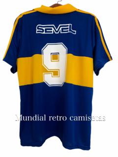 Camiseta Boca FIAT 1989 - 1992 - MUNDIAL RETRO CAMISETAS