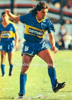camiseta futbol boca juniors parmalat retro