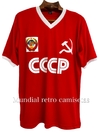 Camiseta CCCP URSS roja escote V