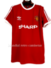 Camiseta Manchester United 1982 - 1992