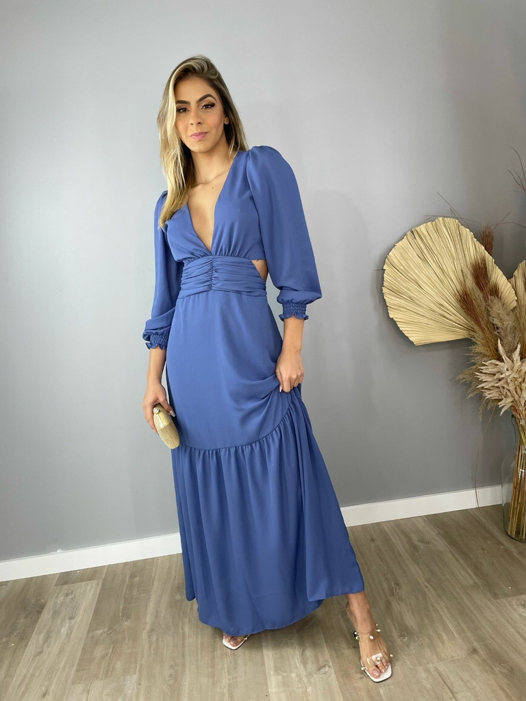 VESTIDO CREPE MANGA LONGA 0780 Comprar em Marri