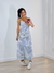 Vestido Feminino em Linho com Fenda Lateral - comprar online