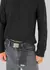 SWEATER OPEN PLOT BLACK en internet