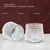 Vaso de vidrio - BASTONES- tipo Whisky Mareado 220 cc - Recipiente para velas Deco - NATIVA