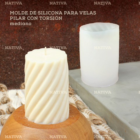 Moldes para velas de soja sin recipiente. De pilar o formas originales