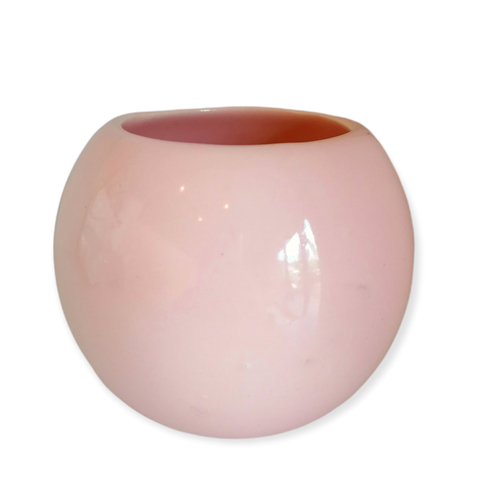 Maceta cerámica esfera rosa