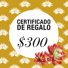 Certificado de Regalo $300