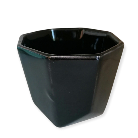 Maceta cerámica Lirio negro (Octágono)